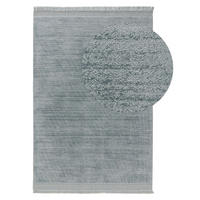 TEPPICH aus recyceltem Material Jade Türkis 120x170 cm - Türkis, Textil (120/170cm) - benuta Pure