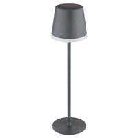 LED AUSSENLEUCHTE Solarleuchte Anthrazit - Anthrazit, Metall (11/11/41cm) - Globo Lighting