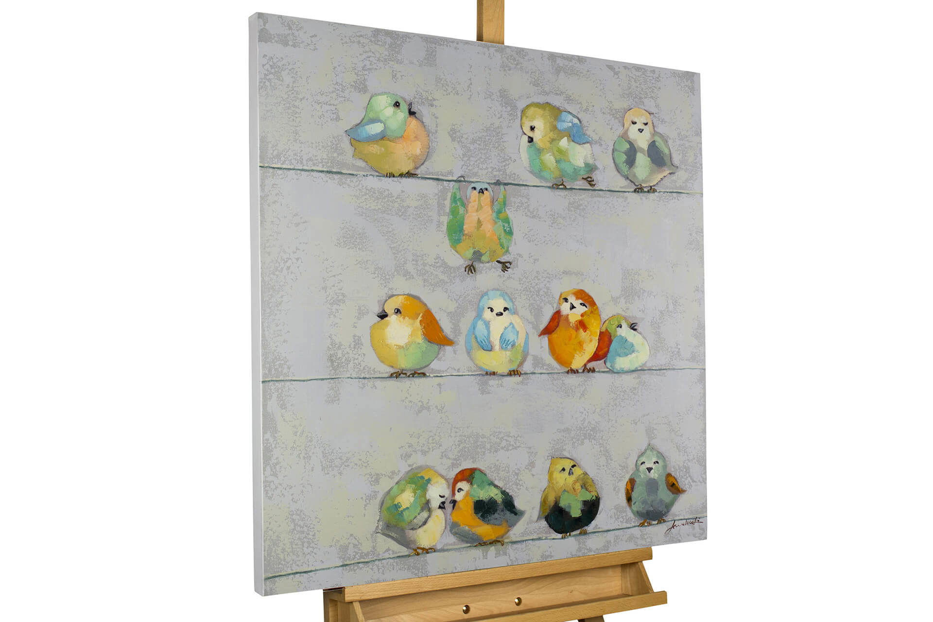 KUNSTLOFT OLEJOMALBA 80/80 cm, Zvířata