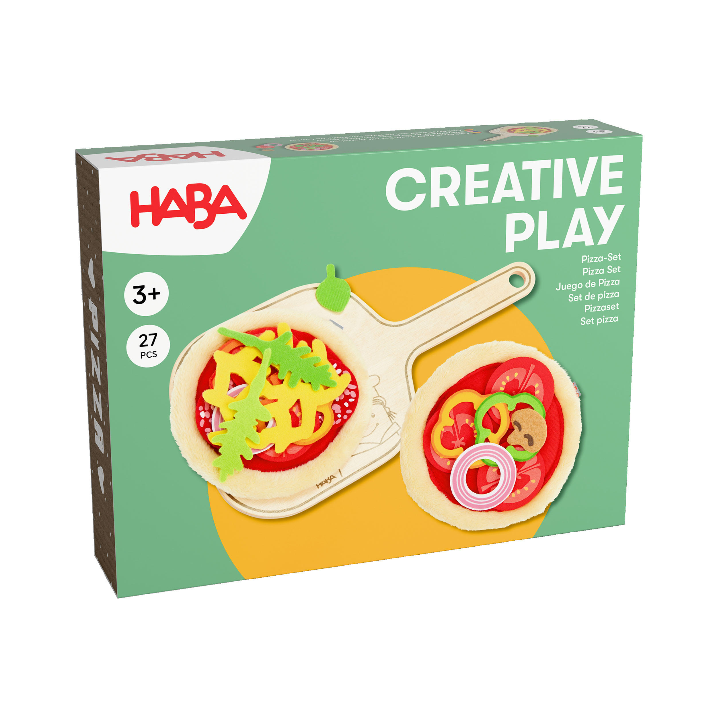 PIZZA-SETMIT Brettchen, ab 3 Jahren - Multicolor, Naturmaterialien (19.6/25.4cm)