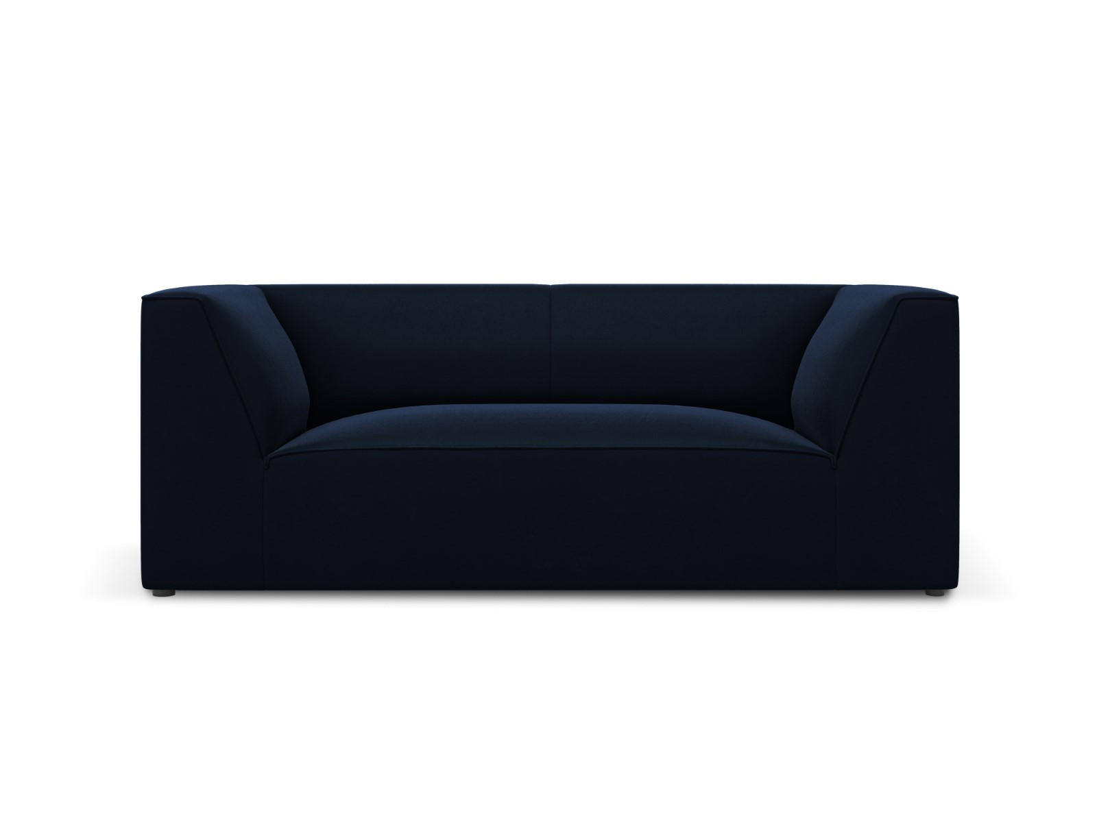 SOFA Ruby aus Samt königsblau 2 Sitzplätze - Blau, Textil (93/69/174cm) - Micadoni