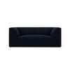 SOFA Ruby aus Samt königsblau 2 Sitzplätze - Blau, Textil (93/69/174cm) - Micadoni