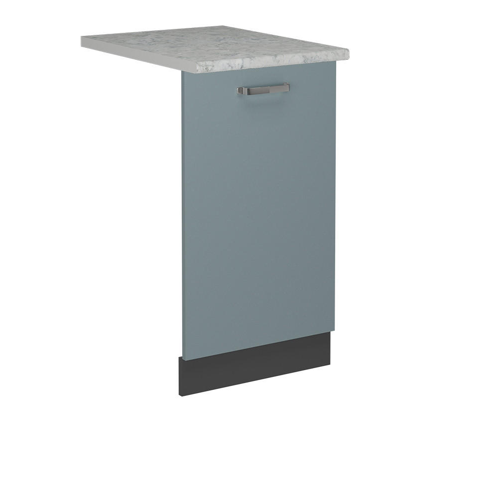 KRYT MYČKY NÁDOBÍ R-Line Modrošedá - antracitová/šedohnědá, kompozitní dřevo (45/81.8/1.6cm) - Vicco