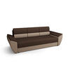 SOFA REBI BIS mit Schlaffunktion RAINBOW 20+05 mit Stauraum - Braun, Textil (80/78/240cm) - Bedante