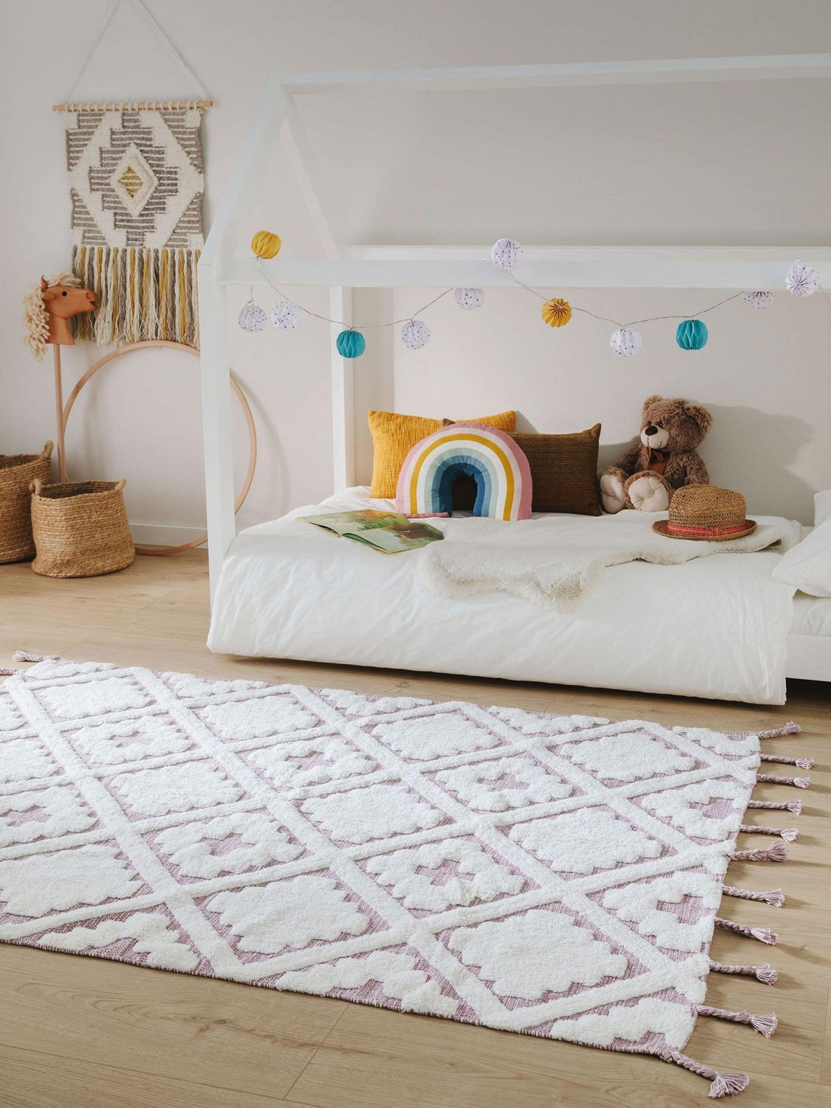 KINDERTEPPICH waschbar Matheo Lila 160x230 cm - Lila, Textil (160/1cm) - KUNSTLOFT