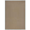 TEPPICH Jute Geometrisch-Design CARRON, Braun-Blau 200x290 cm - Blau/Braun, Naturmaterialien (200/290cm) - KADIMA DESIGN