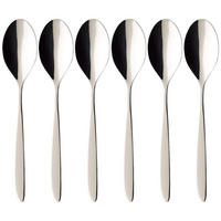 TAFELLÖFFEL SoftWave silber 21,2 cm 6er Set - Silberfarben, Metall - Villeroy & Boch