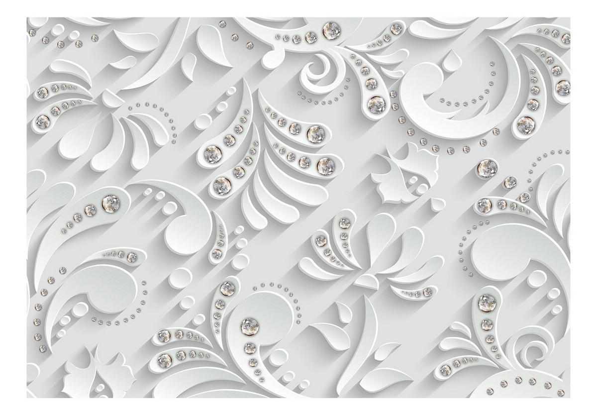 SELBSTKLEBENDE FOTOTAPETE 343/245 cm - Beige/Grau, Kunststoff/Textil (343/1cm) - KUNSTLOFT