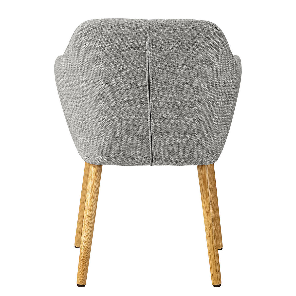 ARMLEHNENSTUHL - Typ A - Hellgrau, Textil (57/83/61cm) - home24