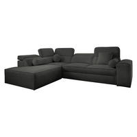 ECKSCHLAFSOFA Vito VII, Seite: Links - Anthrazit, Holz/Textil (276/214cm) - MIRJAN24
