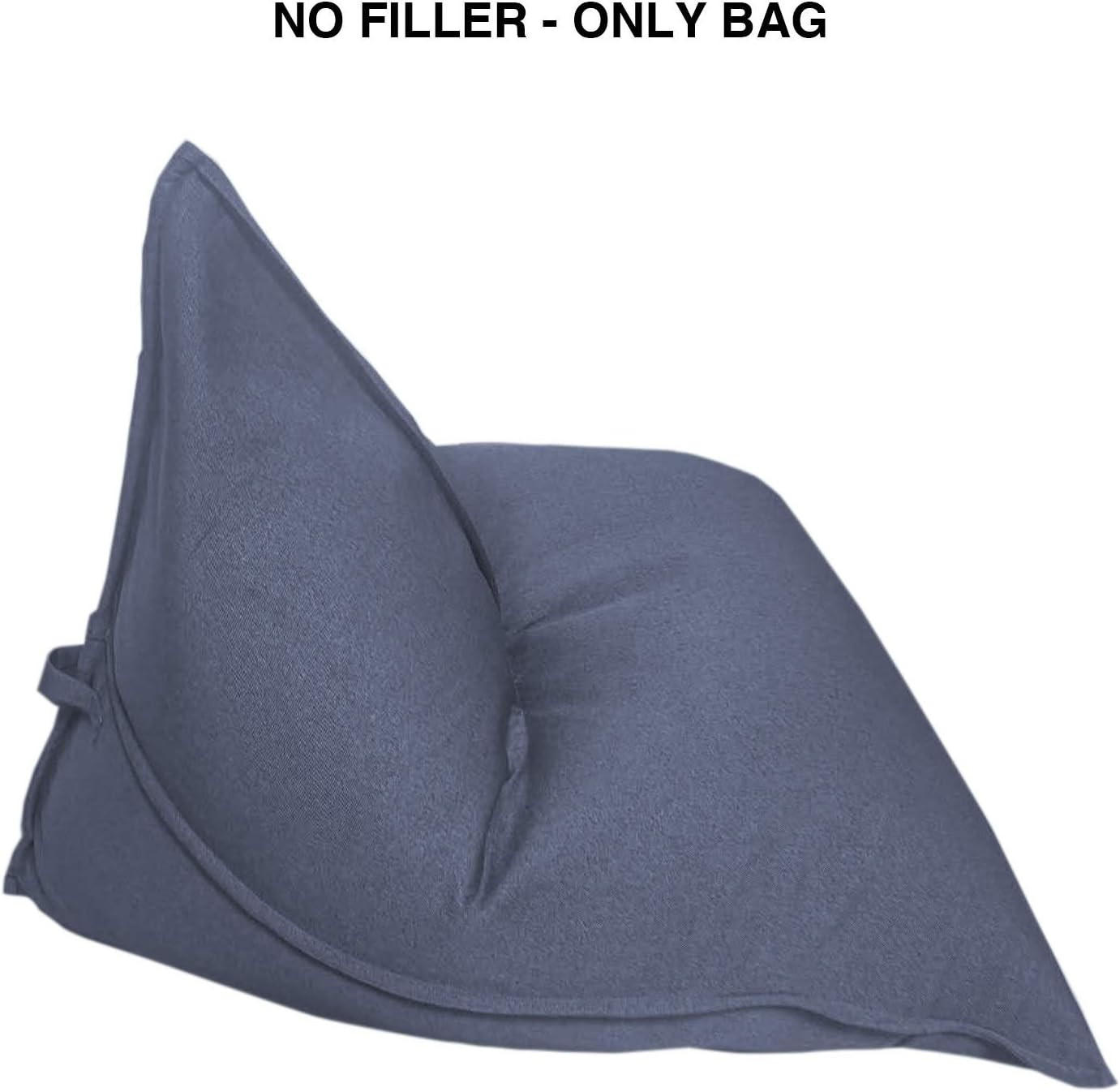 Mobili Rebecca Sitzsackbezug Blau 130x50x110 cm