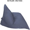 SITZSACKBEZUG Blau 130/110/50 cm - Blau, Textil (130/50/110cm) - Mobili Rebecca
