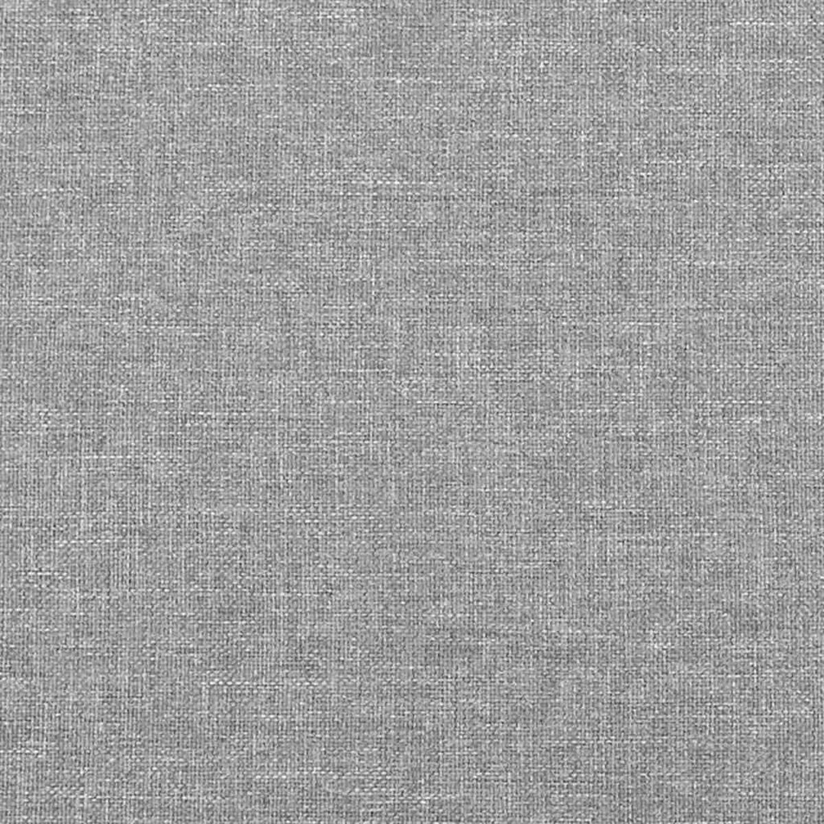 BOXSPRINGBETT 100/200 Cm Grau Gewebe - Grau, Textil (100/203cm) - vidaXL