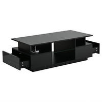 COUCHTISCH Schwarz - Schwarz, Holzwerkstoff (100/50/36cm)