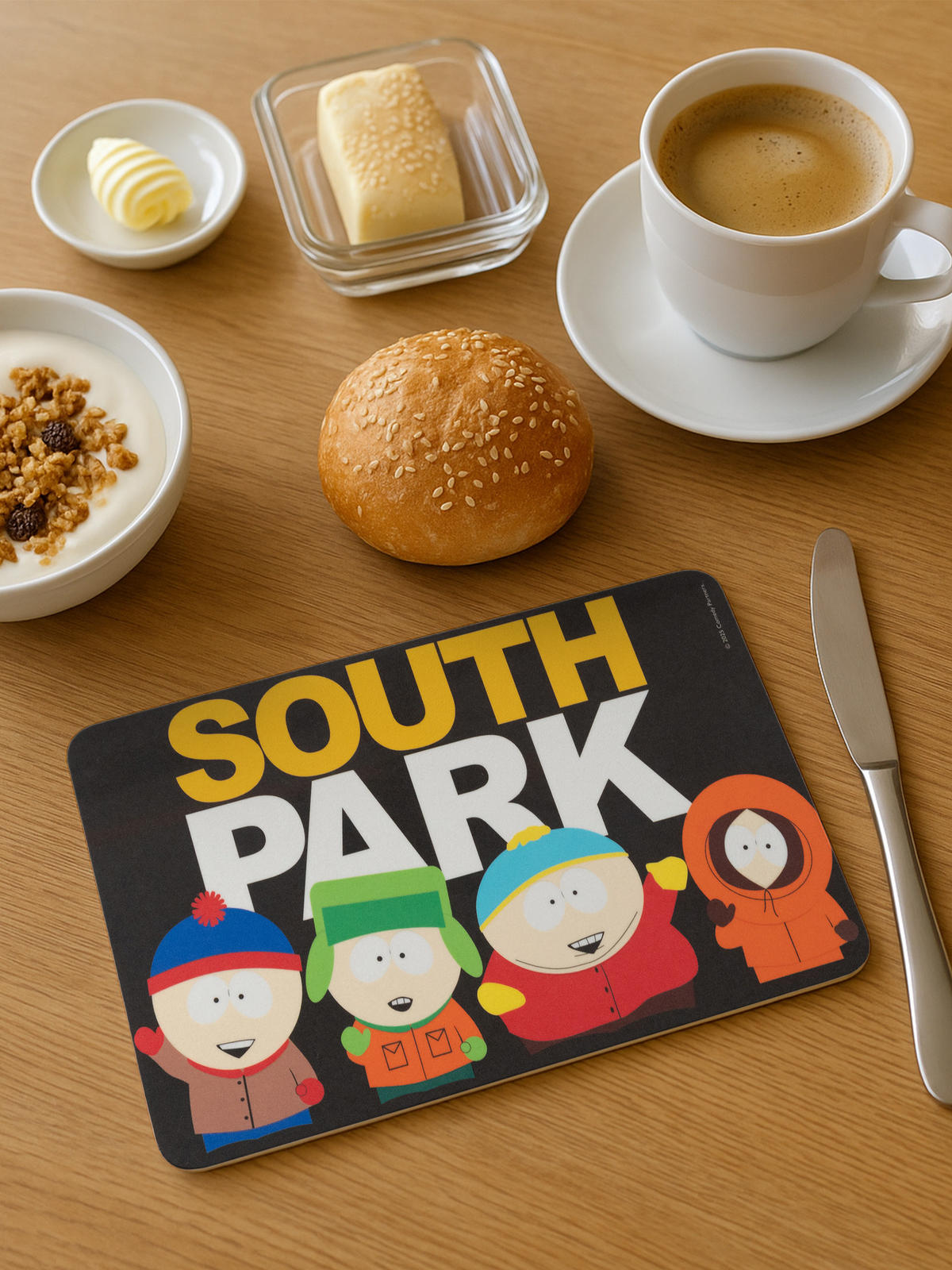 BRETTCHEN South Park Schwarz 14,5 x 23,5 cm - Schwarz, Kunststoff (14.5/23.5cm) - United Labels