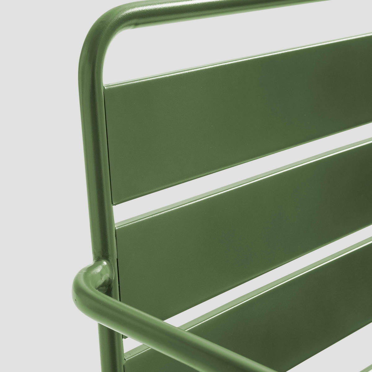 GARTENSTUHL grün, Metall - Grün, Metall (65/76/70cm) - Oviala