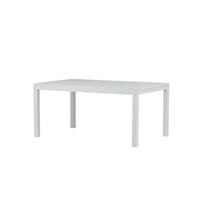 GARTENESSTISCH MARBELLA Weiß 100x160x75 cm - Weiß, Metall (160/100/75cm) - FURNLUX