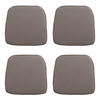 SITZKISSEN Manchester 48/48 cm 4er-Set - Braun, Textil (48/7.5/46cm) - Madison