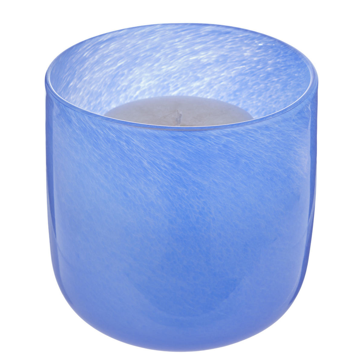 WINDLICHT Seabreeze aus Glas Ø 16cm - Blau, Glas (16/16/16cm) - Butlers