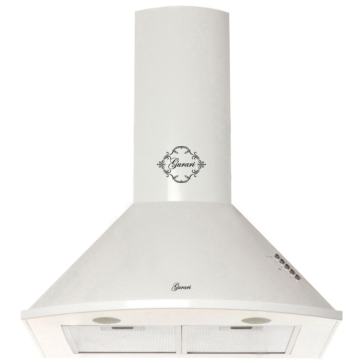 DUNSTABZUGSHAUBE GCH C 046 WH 6 N 60 cm Weiß - Weiß, Metall (60/117/50cm) - Gurari