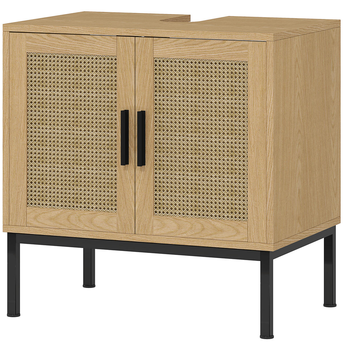 HÄNGESCHRANK Eiche 1 Stück - Beige, Kunststoff (60/60/39cm) - GiPP
