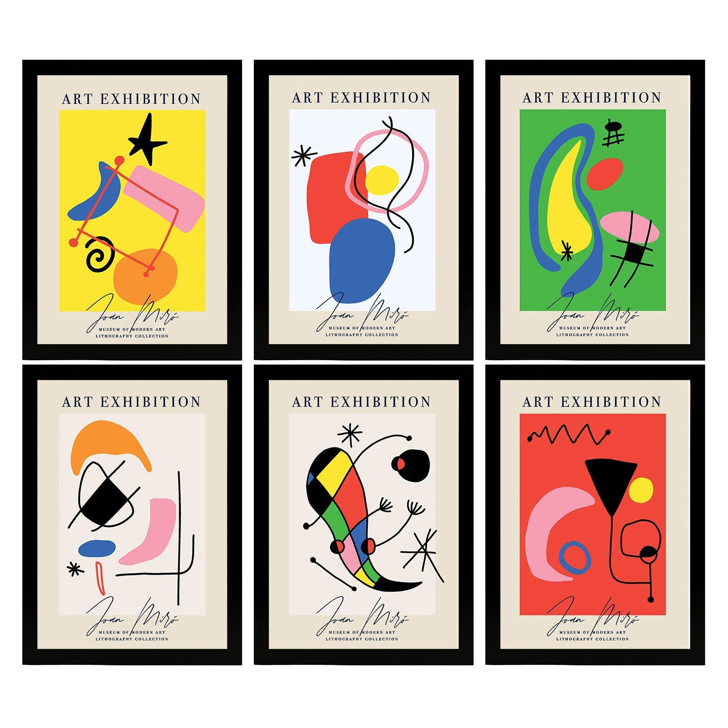 Nacnic Poster Schwarz 29x3 cm