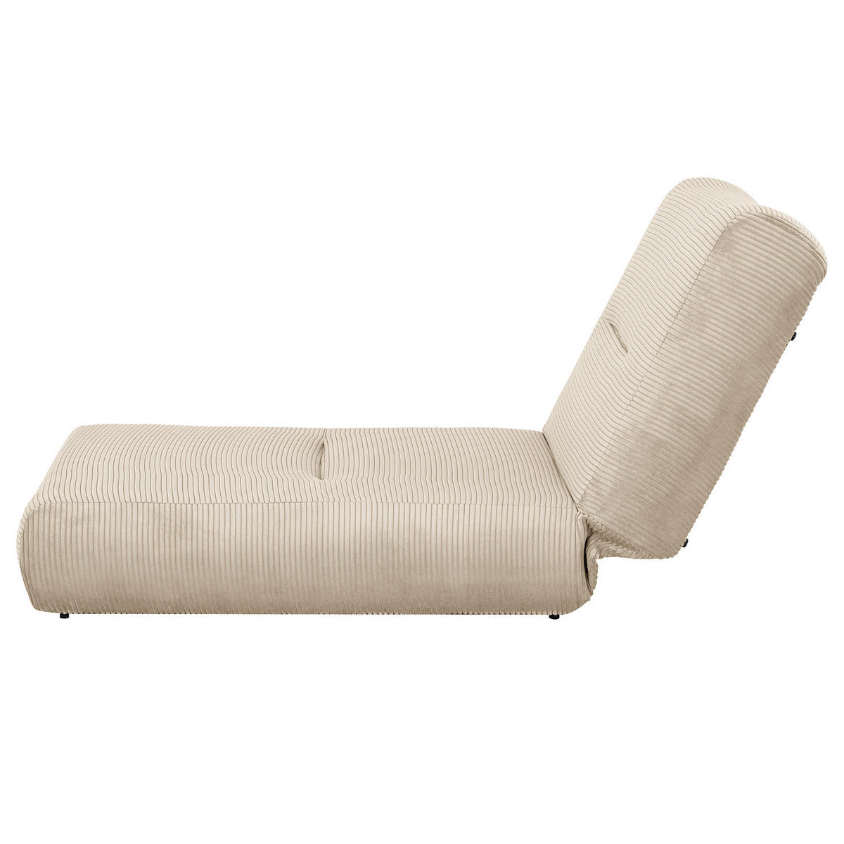 SCHLAFSESSEL - Cordstoff - Beige, Textil (81/88/160cm) - home24