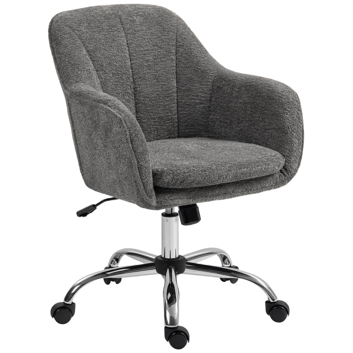 DREHSTUHL DE-11849 höhenverstellbar mit Wippfunktion Grau - Grau, Metall (63/96/64cm) - ComfortXL