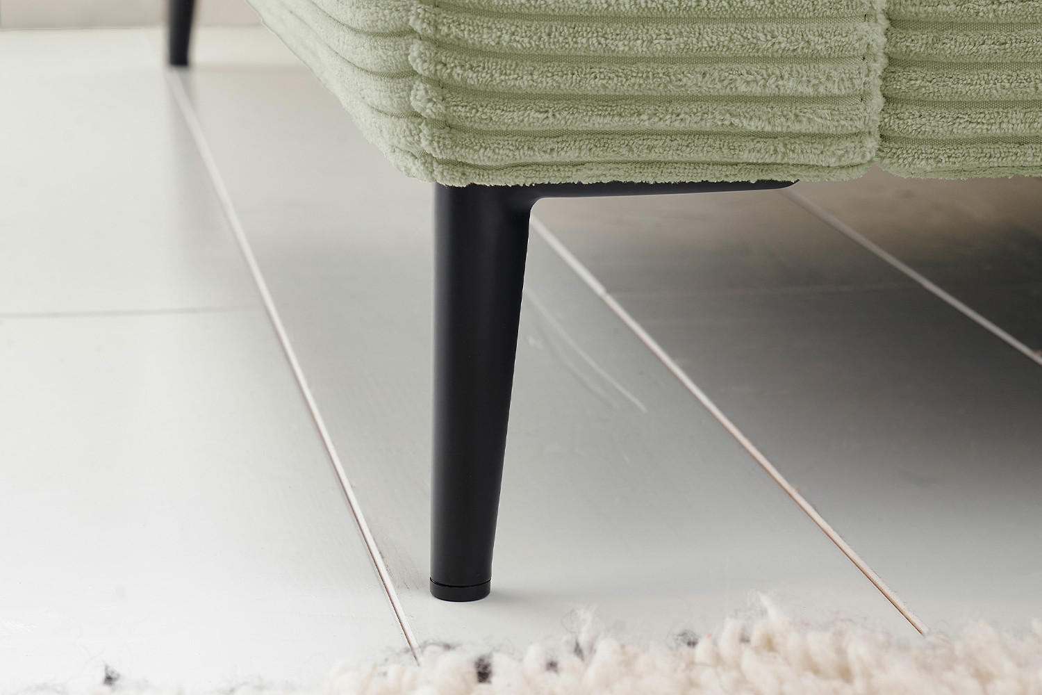 Thumbnail - Kawola Ecksofa, Grün, Textil, Echtholz, 3-Sitzer, Füllung: Schaumstoff, Ottomane rechts, L-Form, 272x190 cm, Wohnzimmer,...