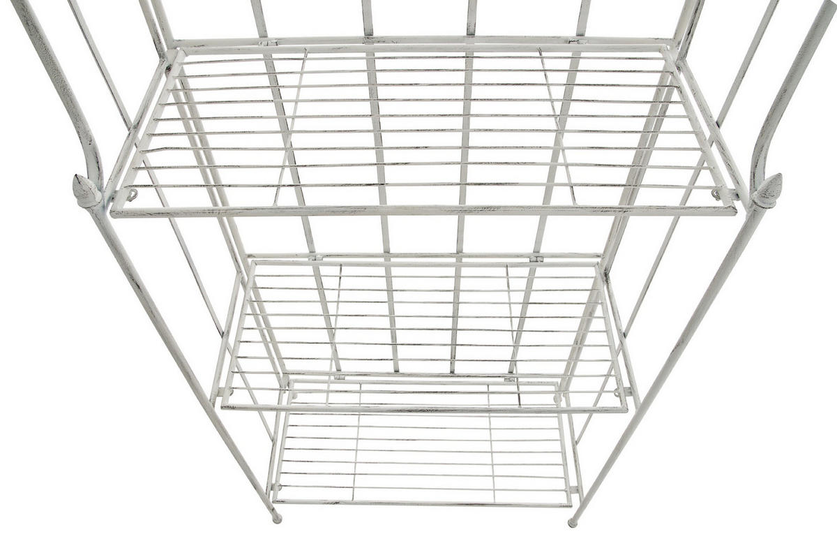 STANDREGAL Florenz antik weiß - Creme, Metall (66/175/32cm) - TPFGarden