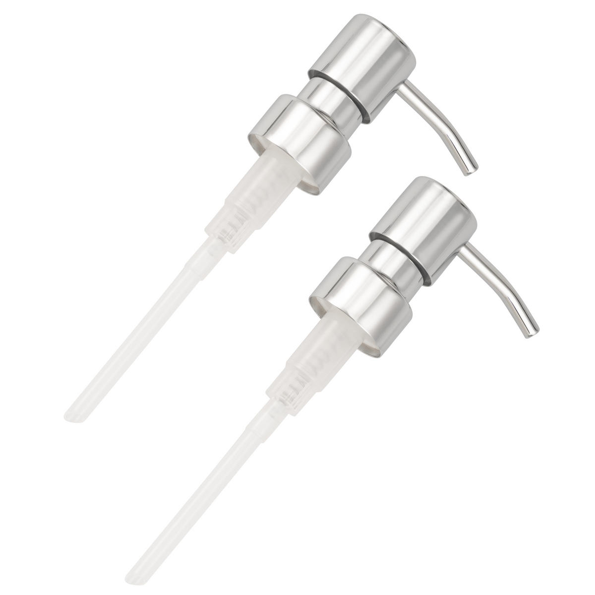 SEIFENSPENDERKOPF 2er Set LUCENTE - Chromfarben, Metall (6.7/16.5/3.1cm) - bremermann