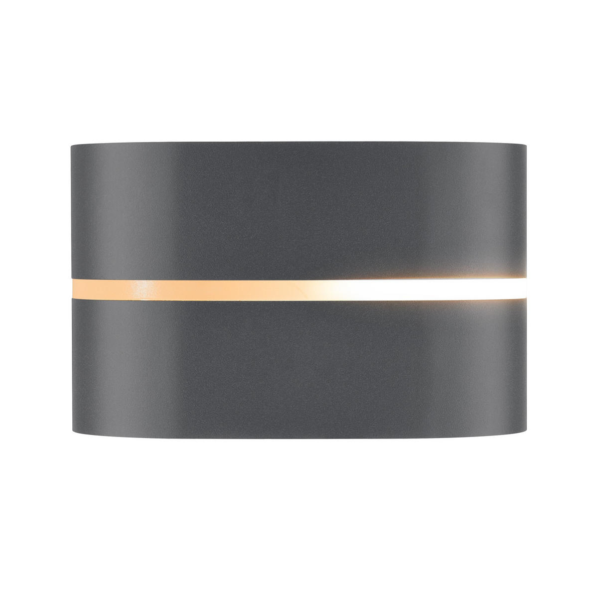 WANDLEUCHTE Sibelis - Schwarz - 19.5/12 cm - Schwarz, Kunststoff (19.5/12/12cm) - Nordlux
