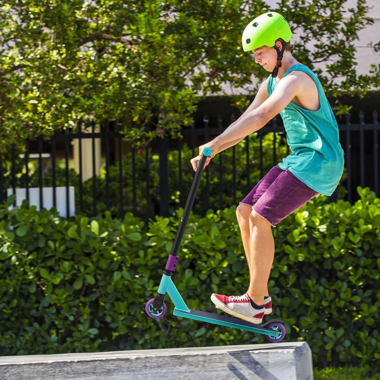 STUNTSCOOTER Retro Purple - Lila, Metall (84/47/84cm) - Artsport