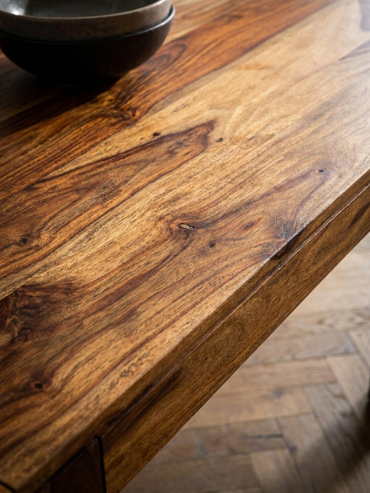 ESSZIMMERTISCH – Massivholz Braun 120–200 cm rechteckig verlängerbar - Braun, Holz (80/120/76cm) - KADIMA DESIGN