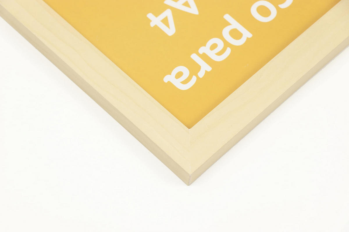 RAHMEN Set mit 12 aus MDF und Acrylglas Schutz und Aussteller für Fotografien, Bilder, Poster, Gemälde, Dekoration für Haus Farbe Hellholz A4 - Beige, Holz (21/3/29.7cm) - Nacnic