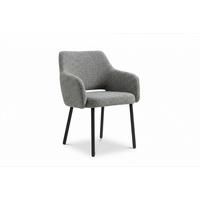 GARTENSTUHL AMUR Grau SOLENZO Flachgewebe (1er-Set) - Grau, Textil (62/80/62cm) - KAWOLA