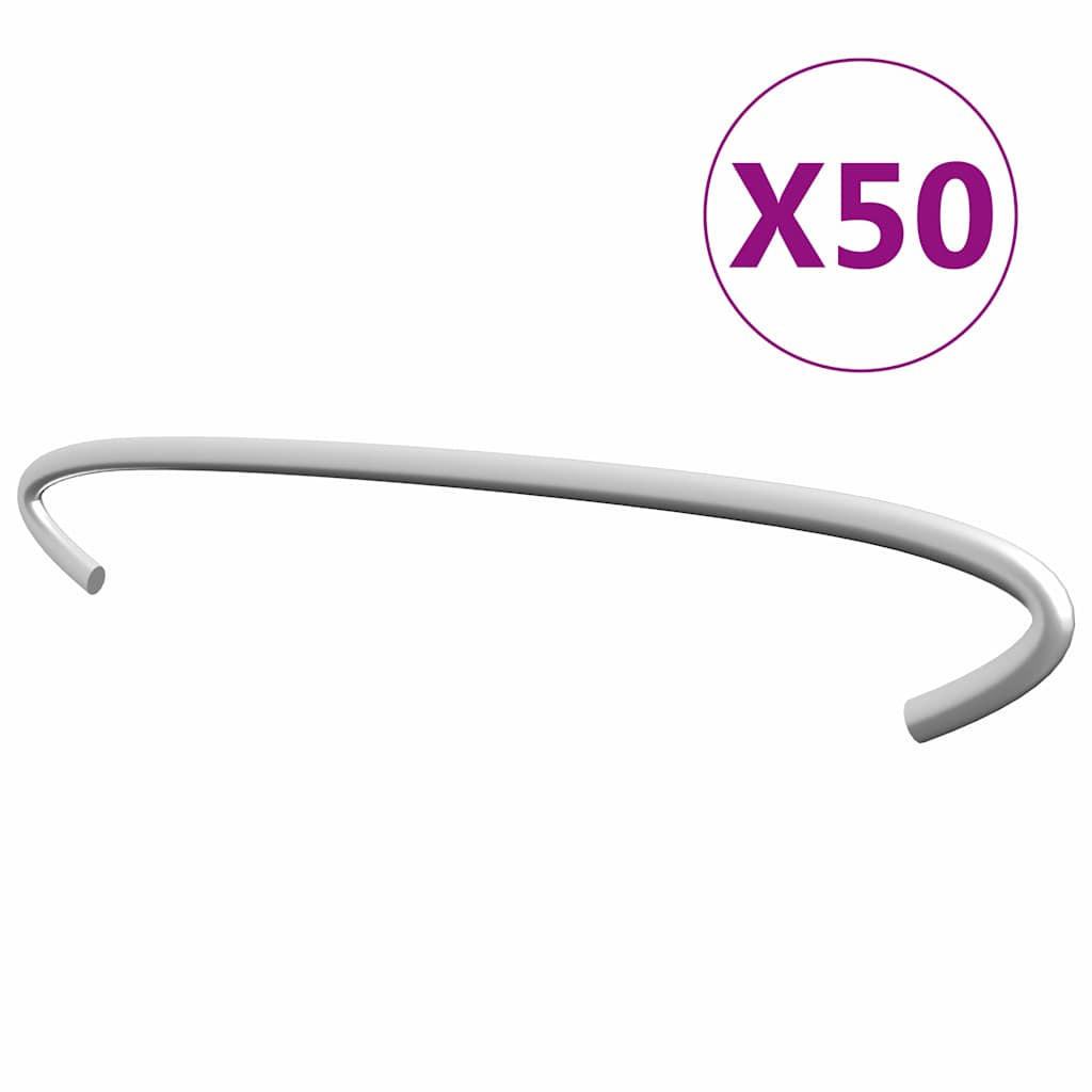 vidaXL Gabionen-Distanzhalter Silber 0.35x0.35 cm