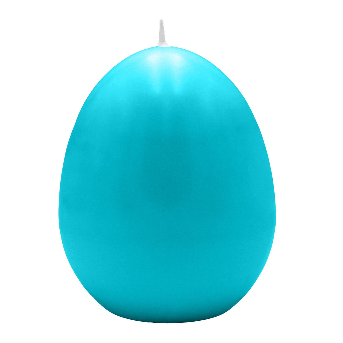 EIKERZE XXL, Straußenei Ocean Blau, 200 x Ø 140 mm, 1 Stück - Blau, Paraffin (14/20/20cm) - Kopschitz Kerzen