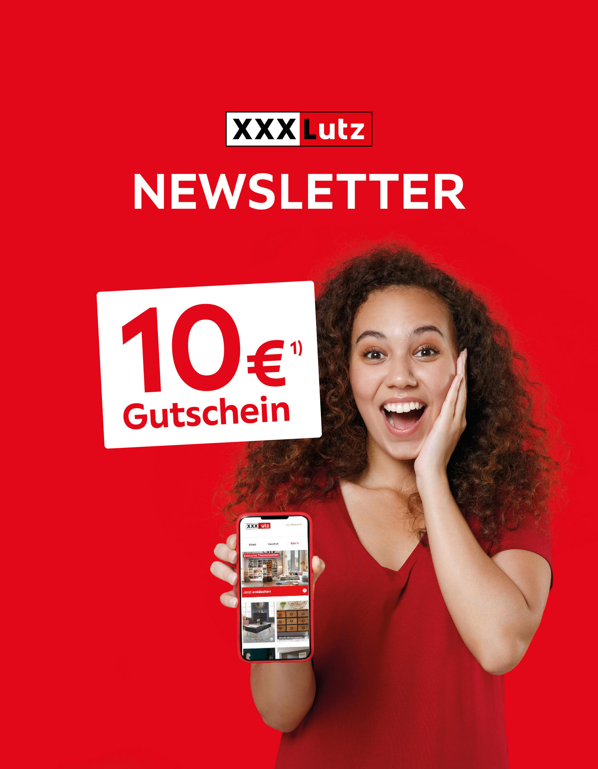 XXXLutz Newsletter - 10€ Gutschein
