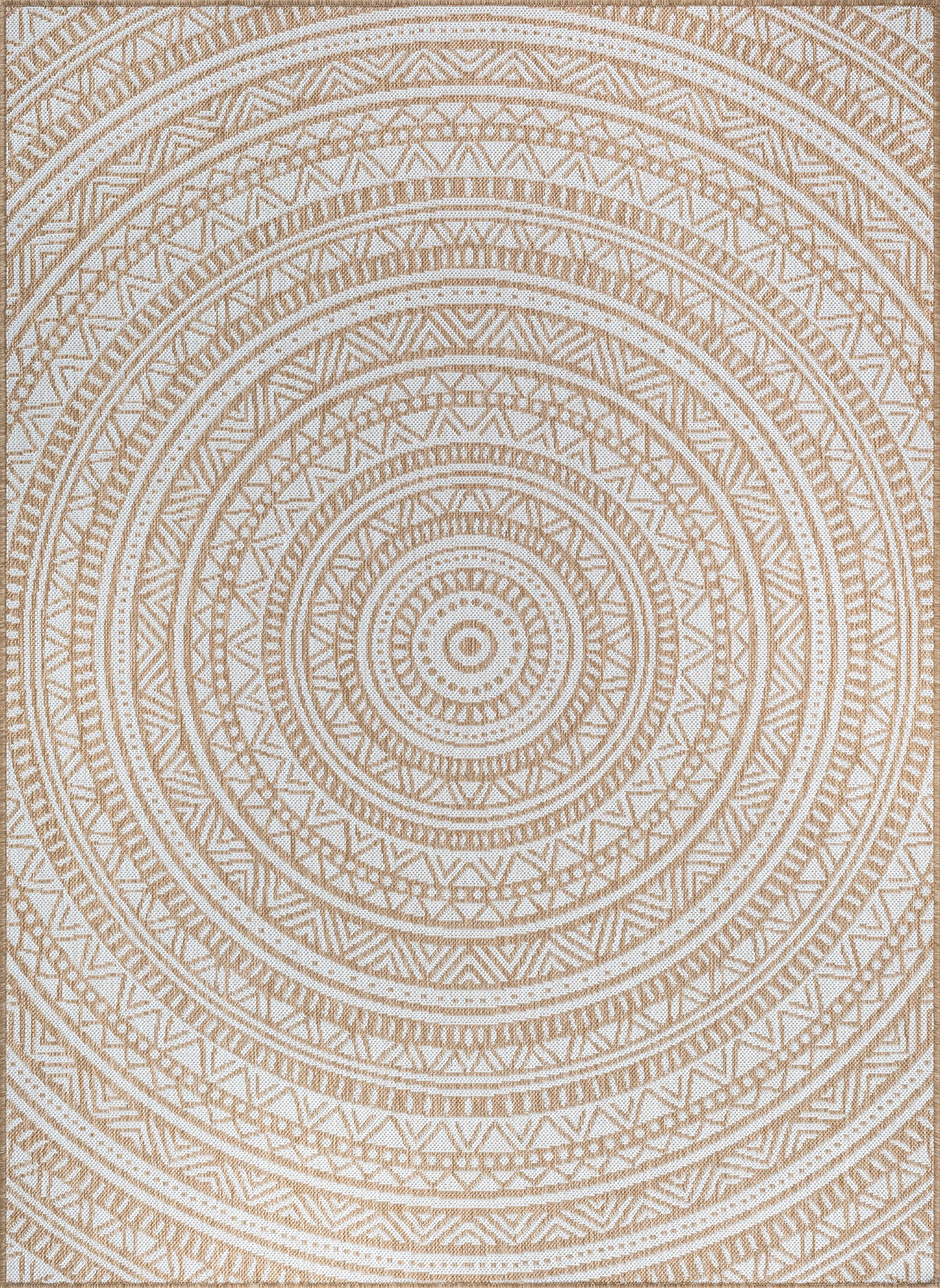 FLACHWEBTEPPICH Orientalisch BORNO Polypropylen Natur 140 x 200 cm - Beige, Textil (140/200cm) - KADIMA DESIGN