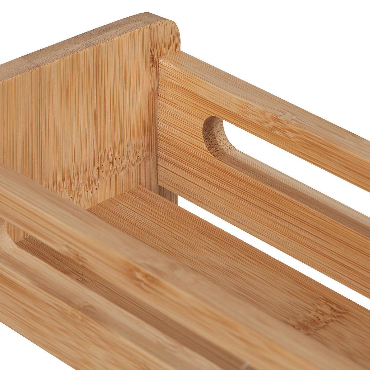 GEWÜRZREGAL - Hellbraun, Holz (30.5/21.5/10.5cm) - Relaxdays