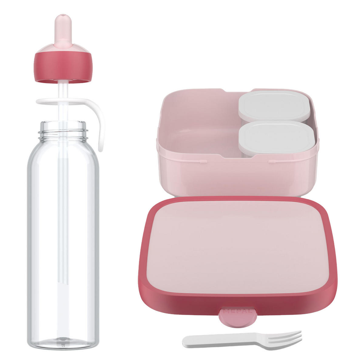 LUNCHSET XL Campus (2025) Cool Pink 2er Set - Pink, Kunststoff (1/1/1cm) - Mepal