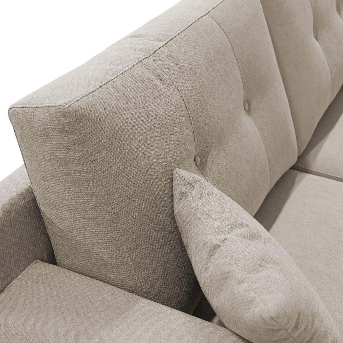 LINEARSOFA Danish - Beige, Textil (146/95/91cm) - Divani.store