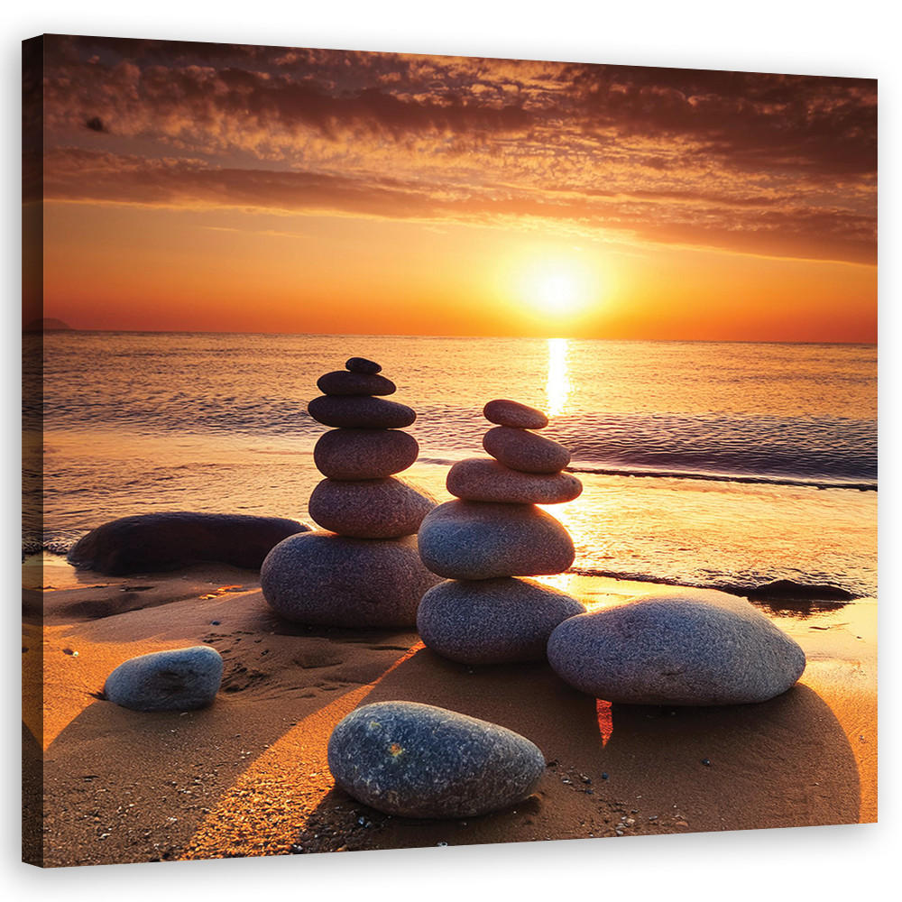 Feeby Wandbild Orange 40x40 cm
