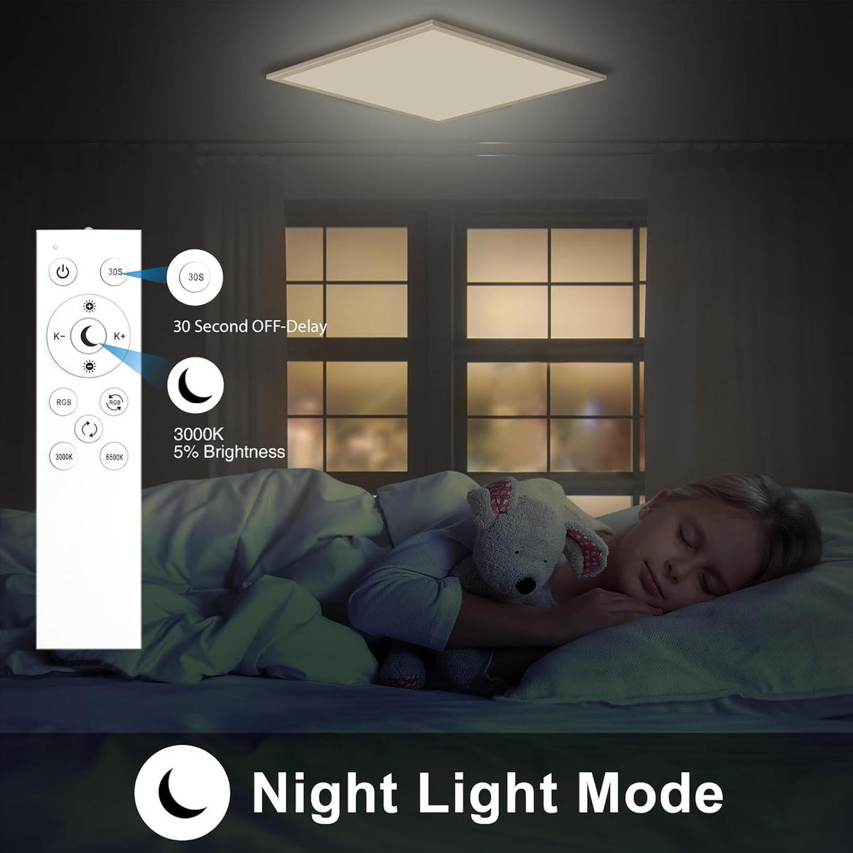 DECKENLEUCHTE PA1021 LED Panel 45/45/3.9 CM 2er-Set - Weiß, Metall (45/45/3.9cm) - LOVHAUS