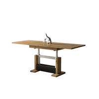 COUCHTISCH Kella höhenverstellbar ausziehbar bis 170 cm - Eiche Wotan, Holzwerkstoff (110/65/58cm) - Endo-Moebel