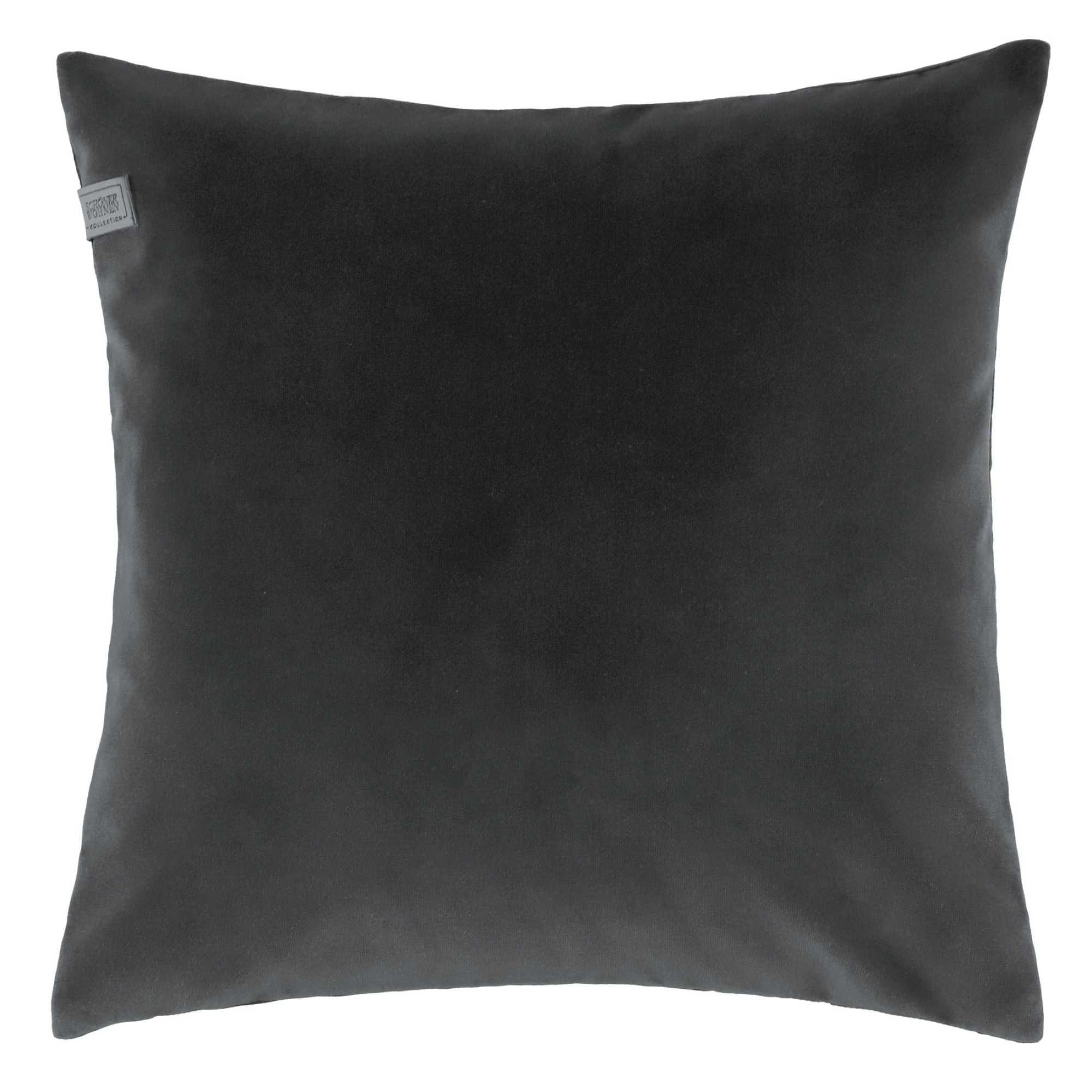 KISSENHÜLLE SOUL - Anthrazit, Textil (45/45cm) - Schöner Wohnen