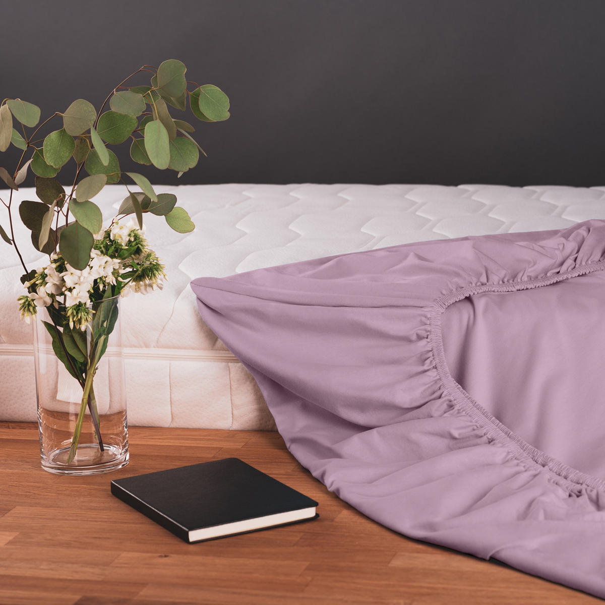 SPANNBETTLAKEN 2er Set 140/200/30 cm Mauve - Mauve, Textil (140/200cm) - Blumtal