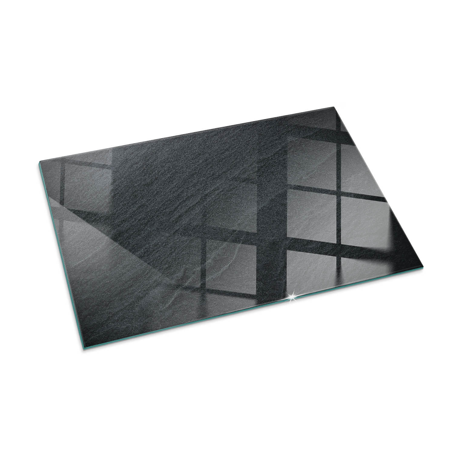 ArtPrintCave Glasplatte Schwarz 100x70x0.4 cm