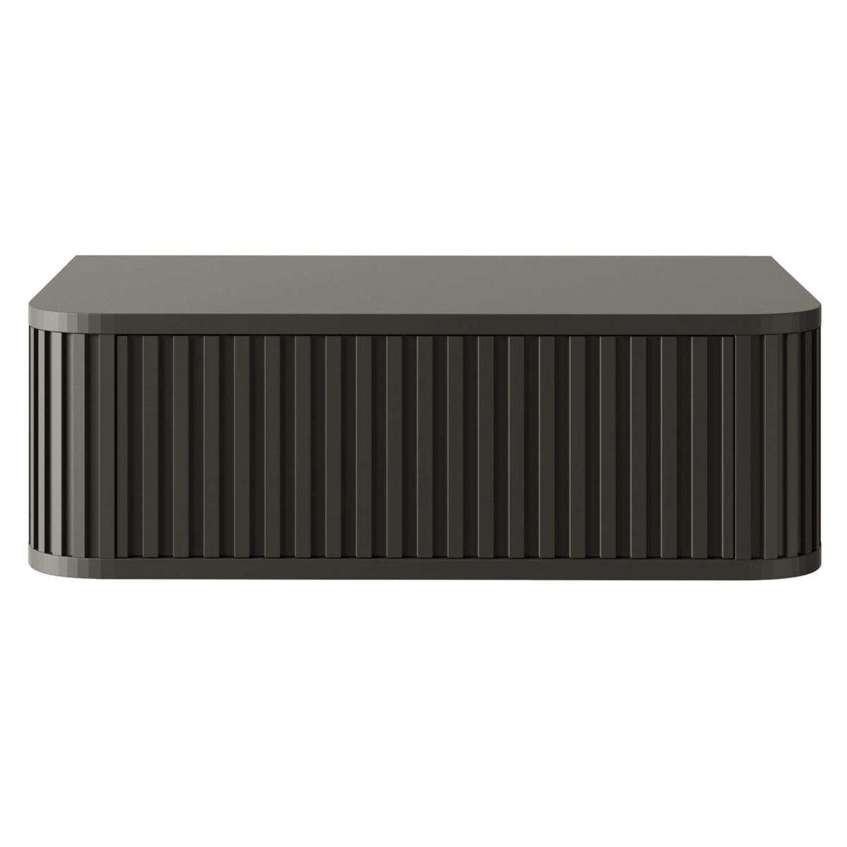 NACHTKONSOLE Ovarlo Schwarz 63 cm - Schwarz, Holzwerkstoff (63.2/20.4/38cm) - Selsey